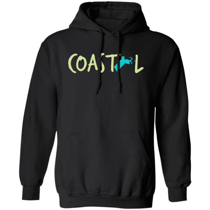 Coastal Massachusetts Love It Unisex Hoodie for wholesale by Coastal & Midwest State of Mind