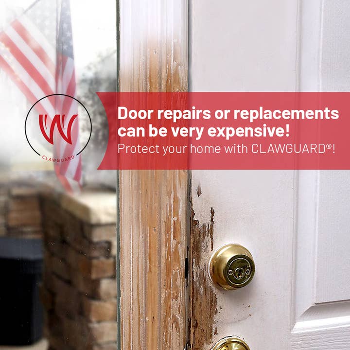 CLAWGUARD - Wholesale Pet Paw Protection - Original CLAWGUARD Door Shield - Door, Door Frame and Wall Protection2