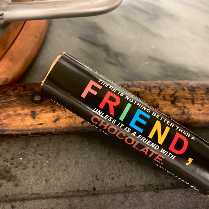 O'Shea's Candies Sweet Shop - Wholesale Chocolate Bar - -Chocolate Bar “Friends” Milk W/ Gold Foil Wrapper ☀️