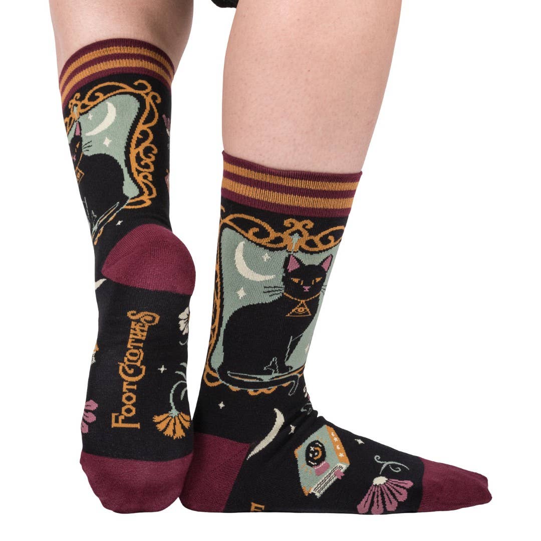 FootClothes LLC - Wholesale Socks - Women's - Duchess Shadowfloof's Mew World Order Crew Socks4