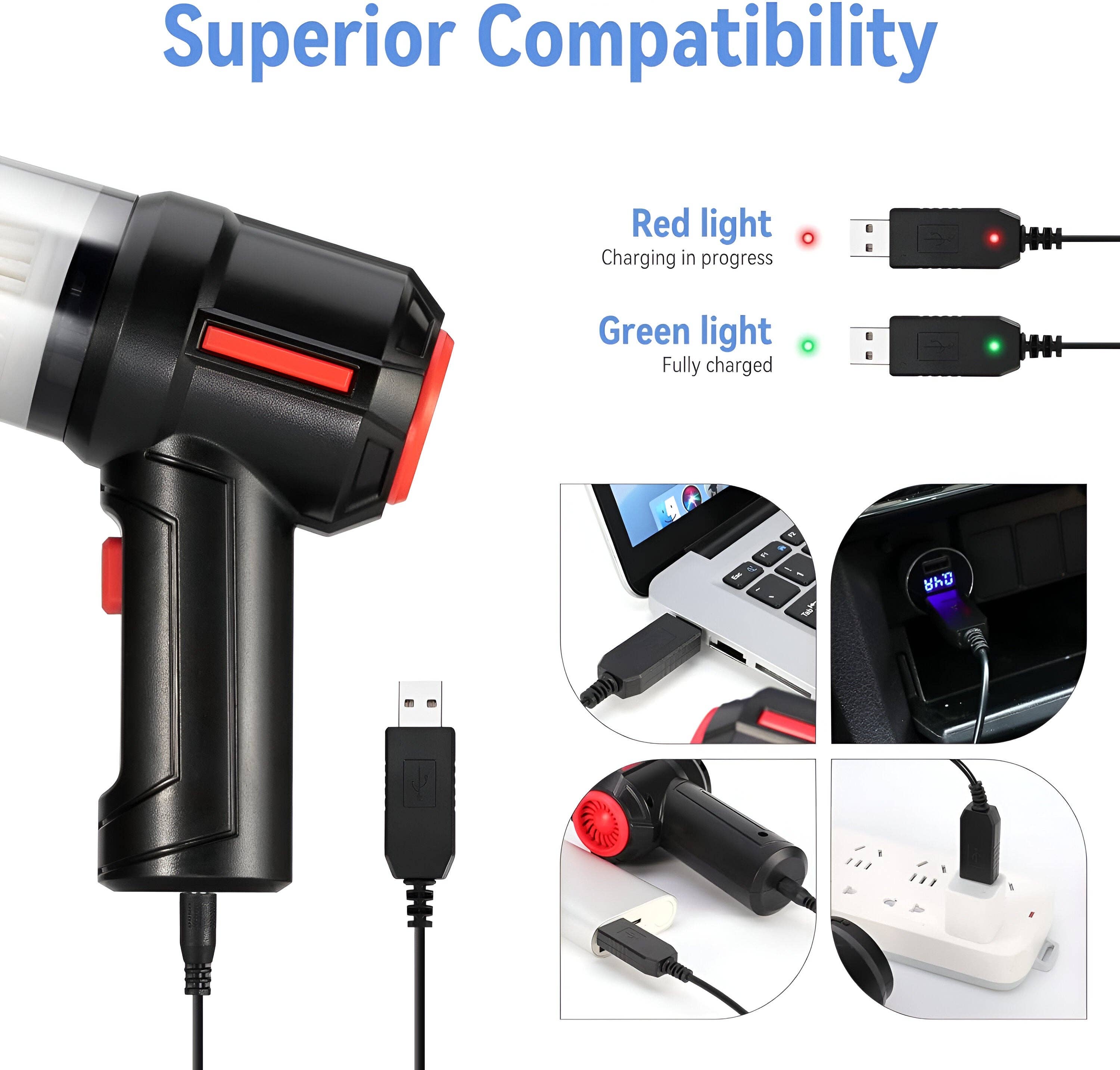 Mtistanbul LTD - Wholesale Stofzuiger - Oplaadbare multifunctionele mini handstofzuiger4