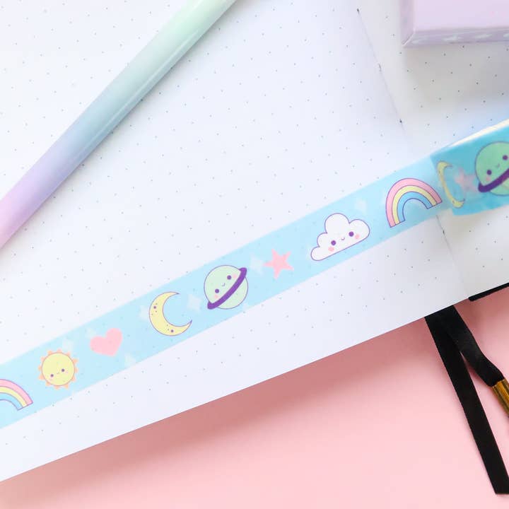 Kawaii Sky Washi Tape for wholesale by Lula Rocks