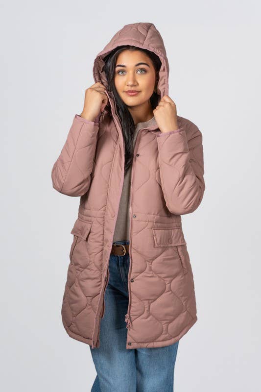 Vanilla Monkey – Blusão - Mulher por atacado – Casaco Comprido Acolchoado com Capuz para Júnior1