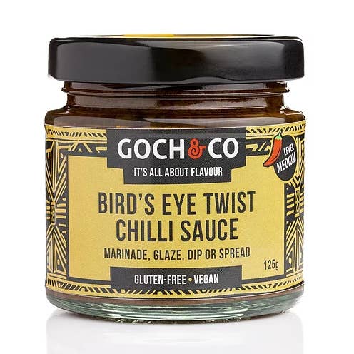Bird's Eye Twist Chilli Sauce for wholesale by Goch & Co.