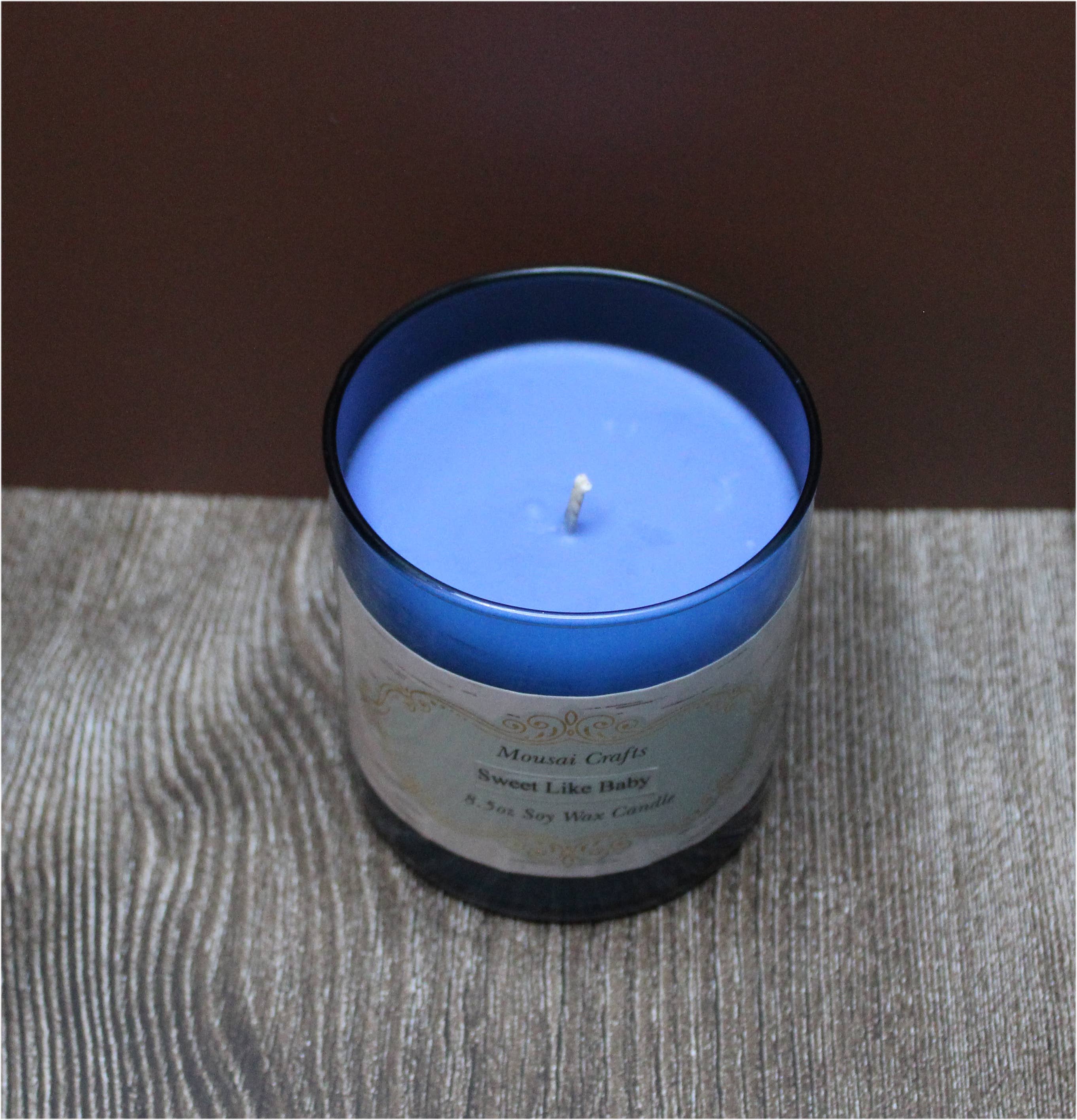 Mousai Crafts - Wholesale Jar/Filled Candle - Sweet Like Baby 8.5oz Soy Wax Candle3