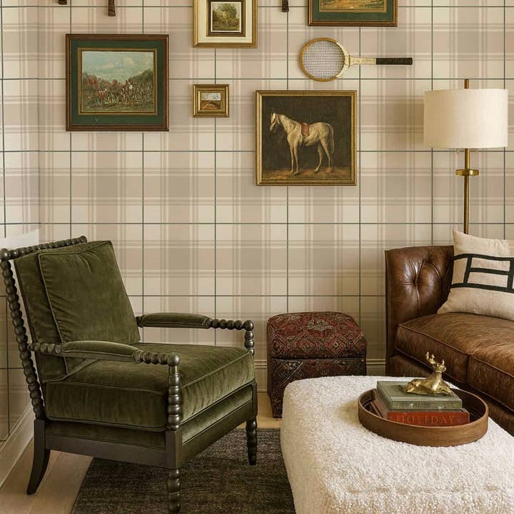 Baker Wallpaper by Hailey Kiefer Designs for wholesale by Loomwell Home Goods