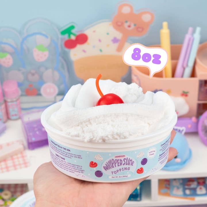 Kawaii Slime Company - Wholesale Putty/Slime - Kids - Cool & Slimey Whipped Topping 8 oz (4pcs/case)
