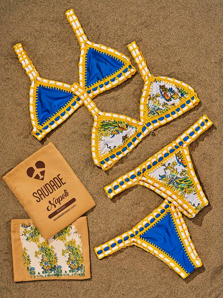 Saudade Beachwear – Großhandel Bikini – Damen – NAPOLI Bikini (wendbar)0