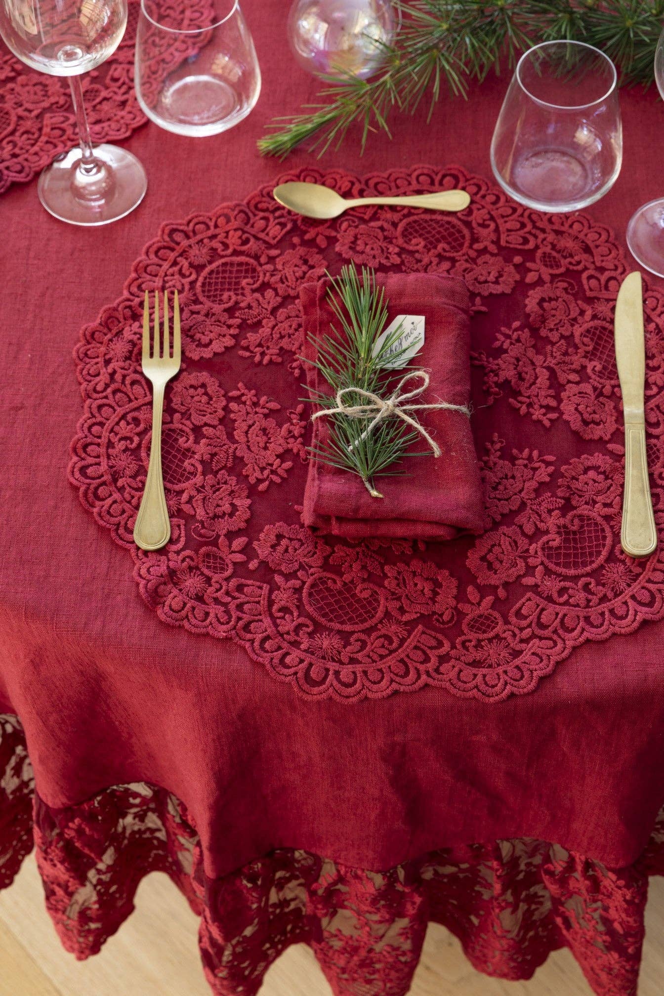 Chez Moi - Wholesale Tablecloth - Provençal Linen Tablecloth2