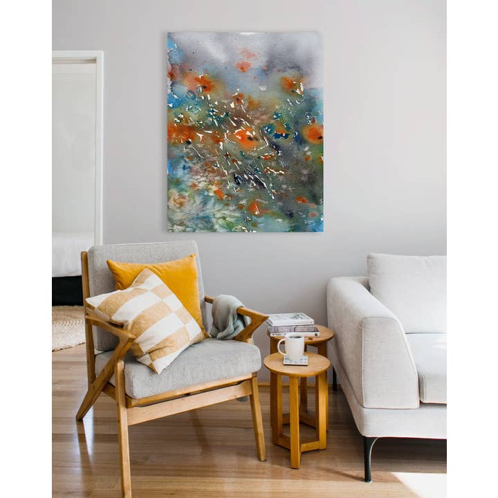 Orange Poppies - Art Print for wholesale by Brazen Design Studio