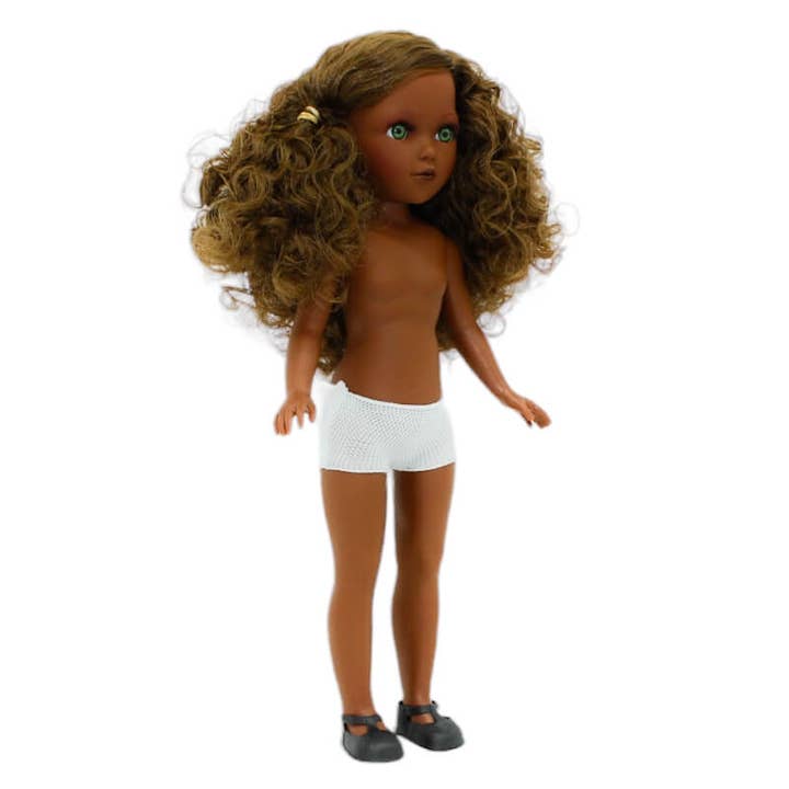 Folk Artesanía Muñecas - Vendita all'ingrosso Bambola - Bambini - Bambola Mari's mulatta 35 cm. originale Folk Artigianato mulatta4