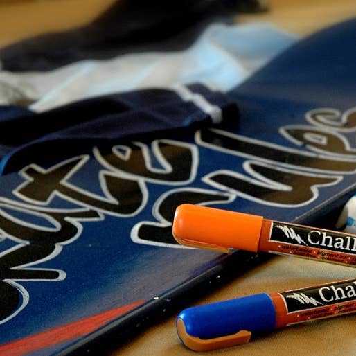Chalk Ink Markers - Wholesale Marker - Classic set of 6 Wet Wipe 6mm Markers