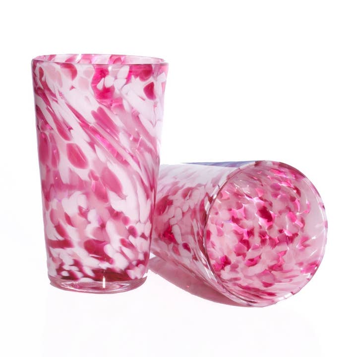 Pint Glass - Flamingo voor wholesale door Clink Glassworks