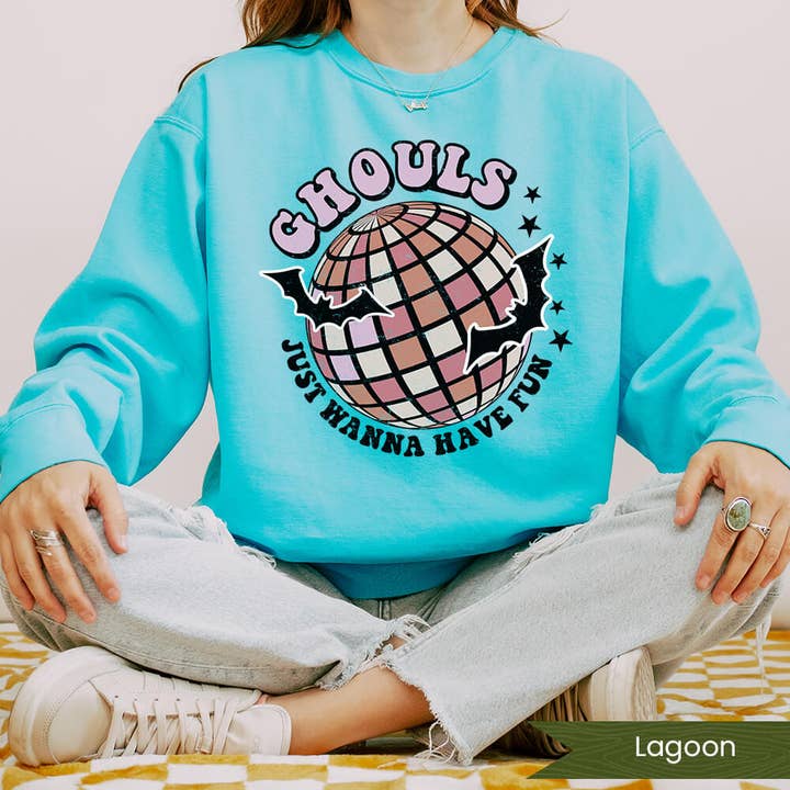 Ghouls Just Want To Have Fun Disco Ball for wholesale by Wildflower Apparel Co.