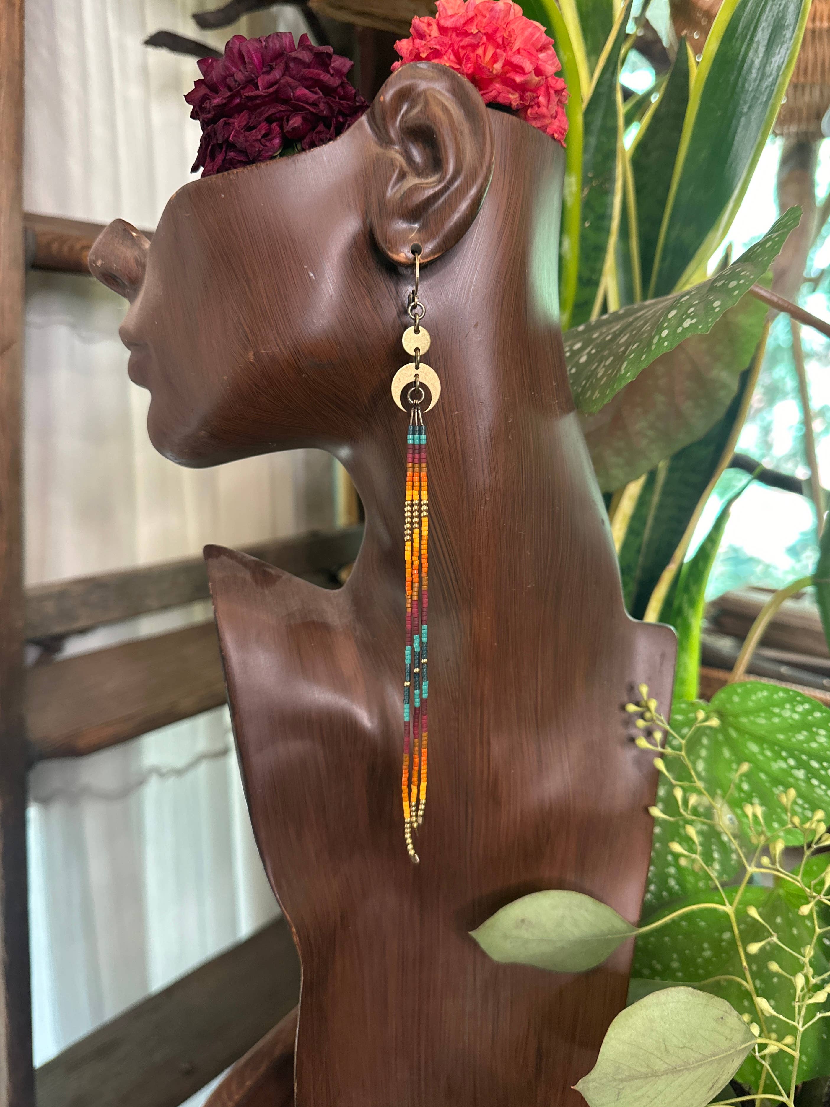 Dancing Willow - Wholesale Dangle Earrings - Harvest Heather Earrings5