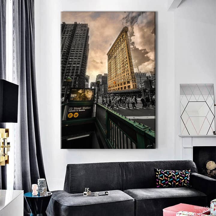 Impressions d'auteur sur toile/plexi Made in Italy NEW YORK 14 pour la vente par Andrea Risi Fine Art Photography