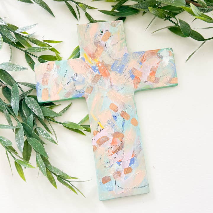 Pastel Cross|Jessica Reynolds Art for wholesale by Jessica Reynolds Art