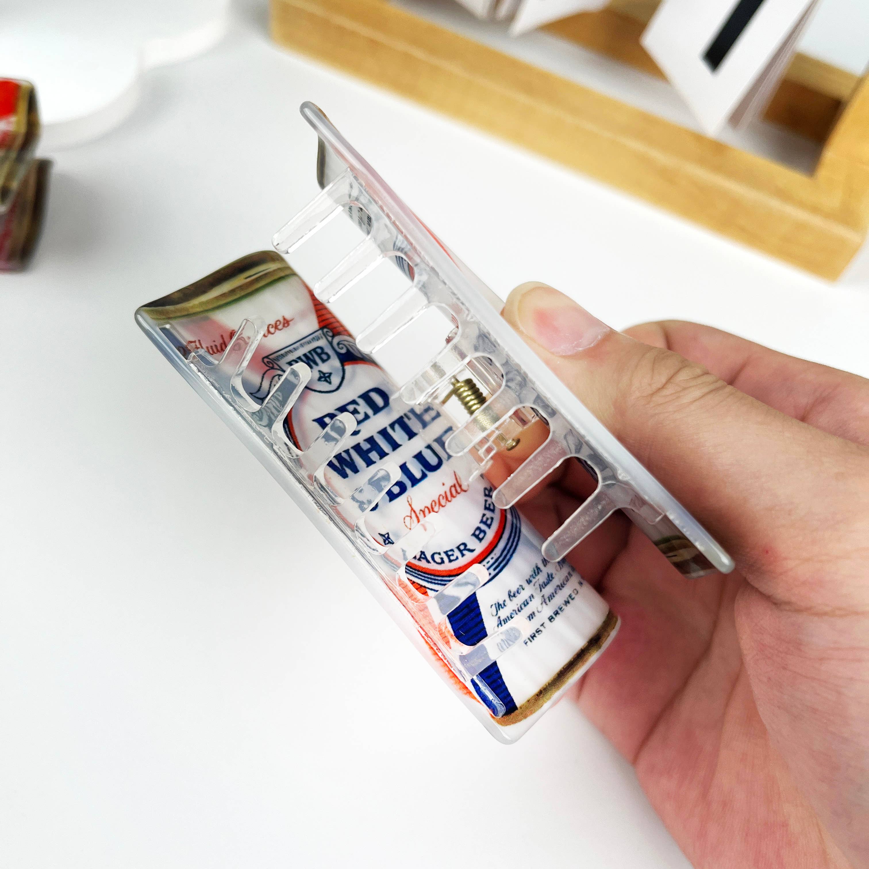 mildstyles - Wholesale Hair Clip - Women's - Beer can acetic acid hair claw clip7