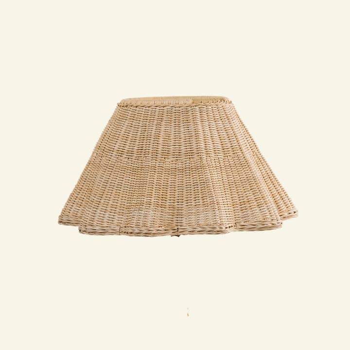 Hastshilp - Wholesale Lamp Shade - Wave Rattan Lampshade (Large)