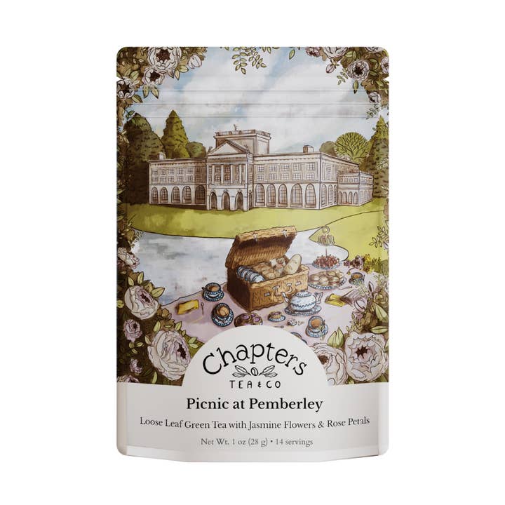 1oz - Picnic at Pemberley Pride and Prejudice for wholesale by Chapters Tea & Company