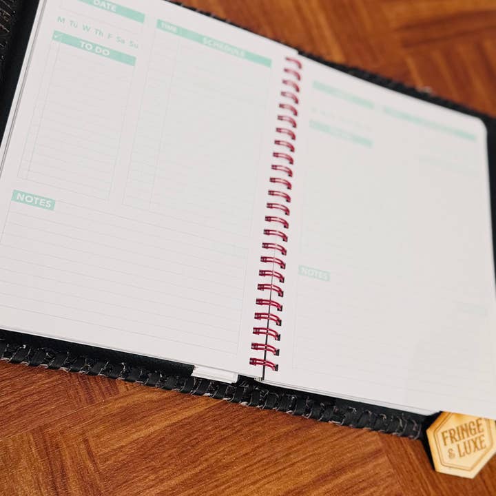 FRINGE & LUXE - Wholesale Gift Tag - Cowhide cover -Bible, planner, book cover 1