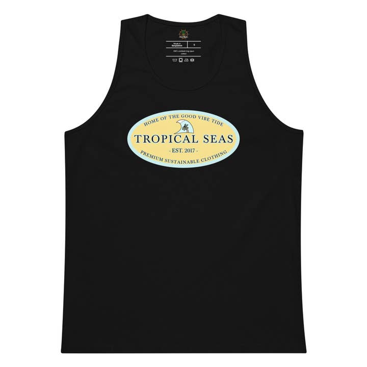 Men’s Premium Tropical Seas Tank Top for wholesale by Tropical Seas Clothing