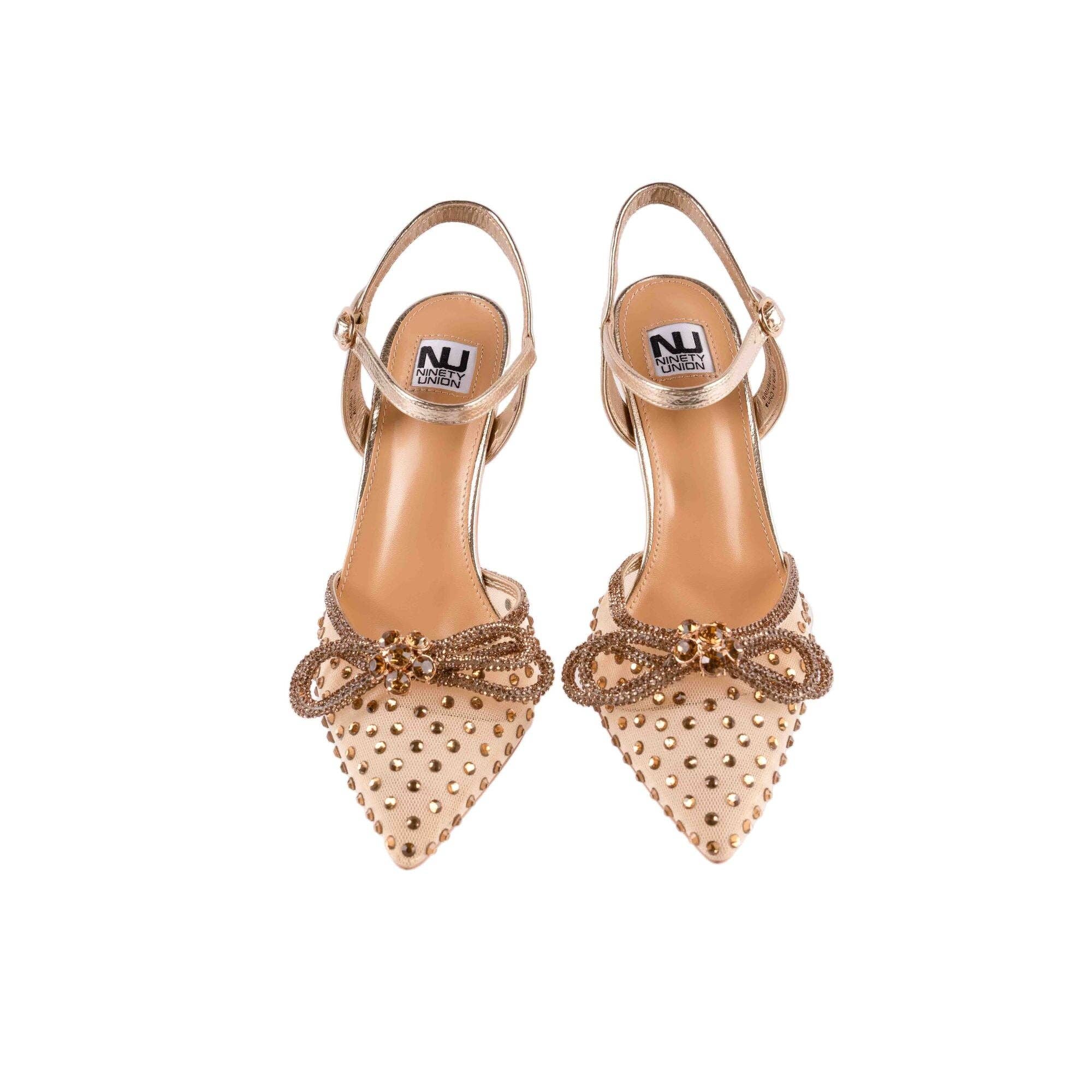 LADY COUTURE – Salto alto - Mulher por atacado – Bomba de malha elegante com biqueira fina Ninety Union GLORIA6