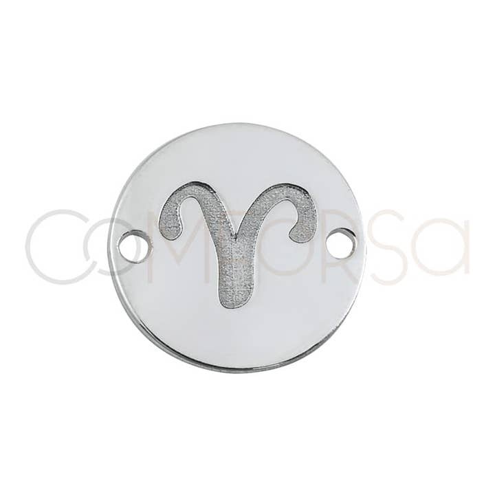 COM FORSA SL – wholesale Individuell berlock/hänge – 10 Mm 925 Silver Låglättnad Väduren Horoskopkontakt1