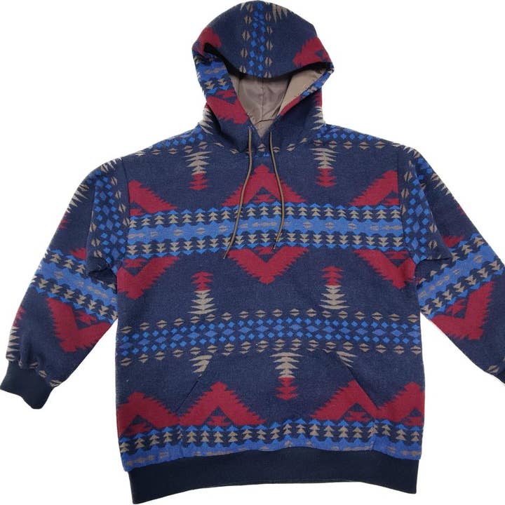 Nativo – wholesale Hoodie – Men's – SWHOD-02 - Men Flannel Hoodie0