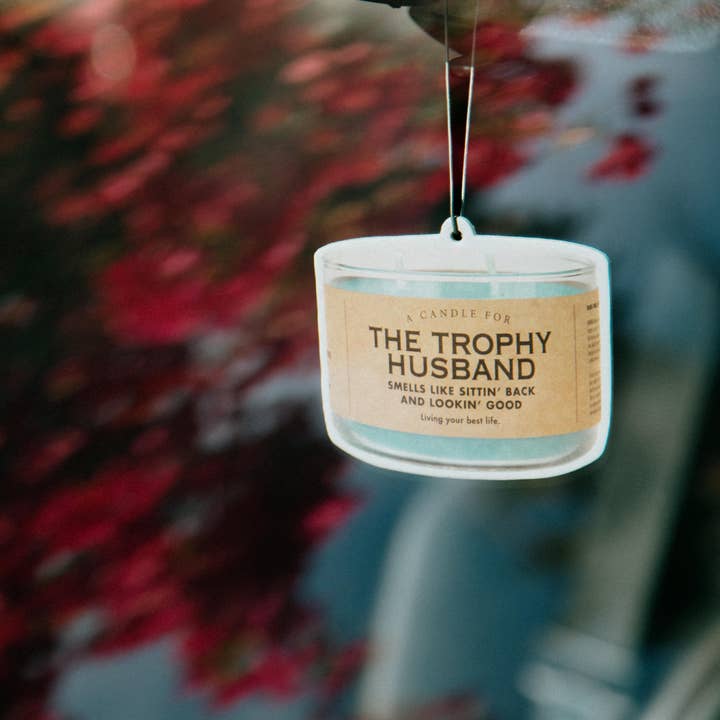 Whiskey River Soap Co. - Wholesale Car Freshener - Unisex - Trophy Husband Air Freshener | Funny Car Air Freshener2