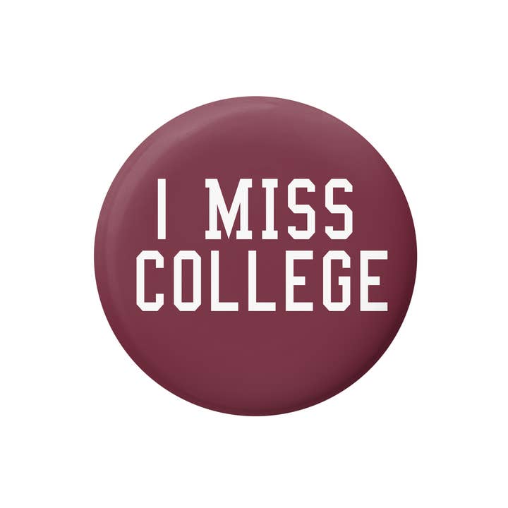 Cute As A Button - Wholesale Lapel Pin/Button - Mississippi State I Miss College Button1
