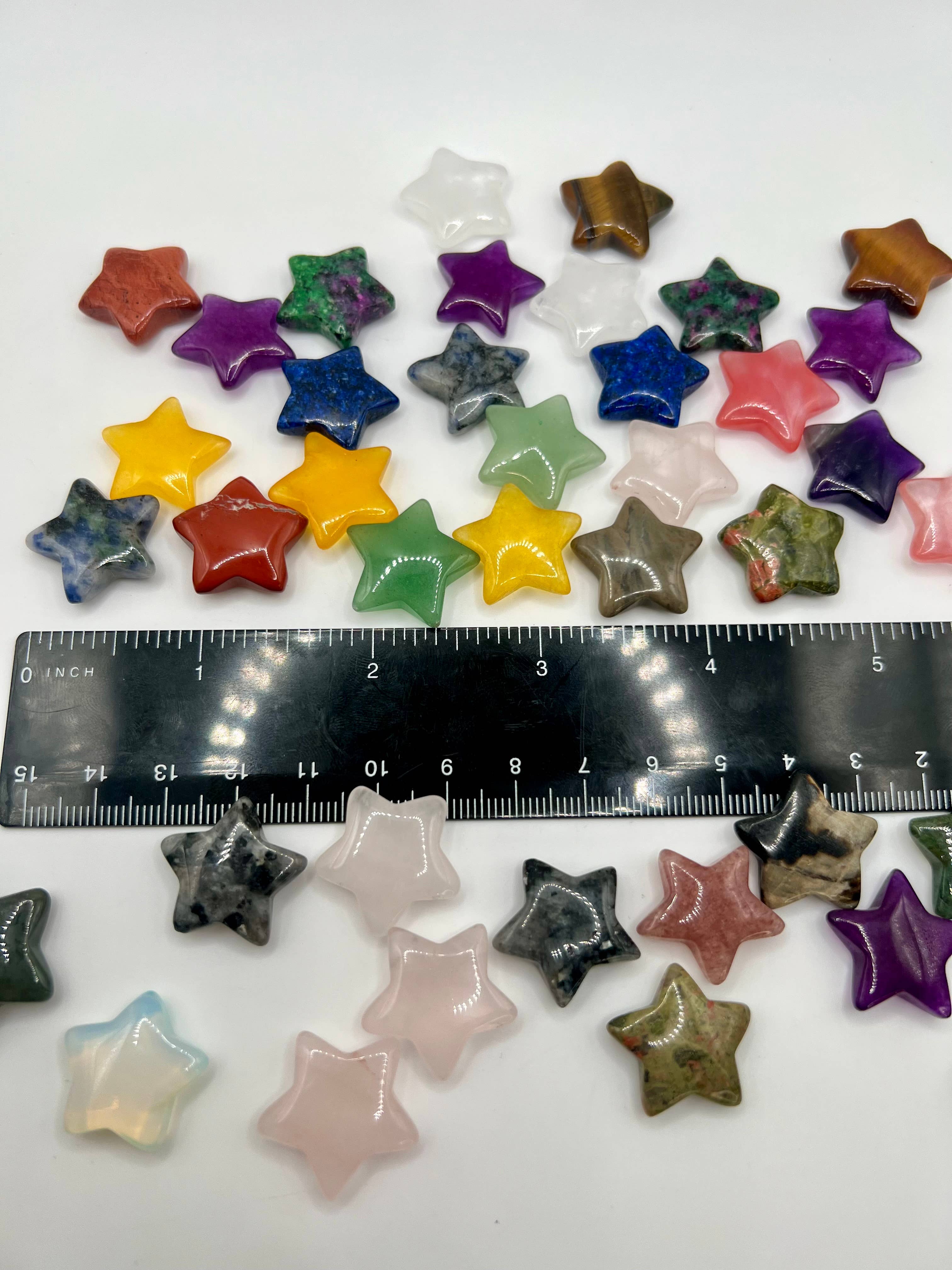 Oils and Auras – wholesale Andlig sten/kristall – Blandad kristallstjärnskärning - minikristallstjärnor2
