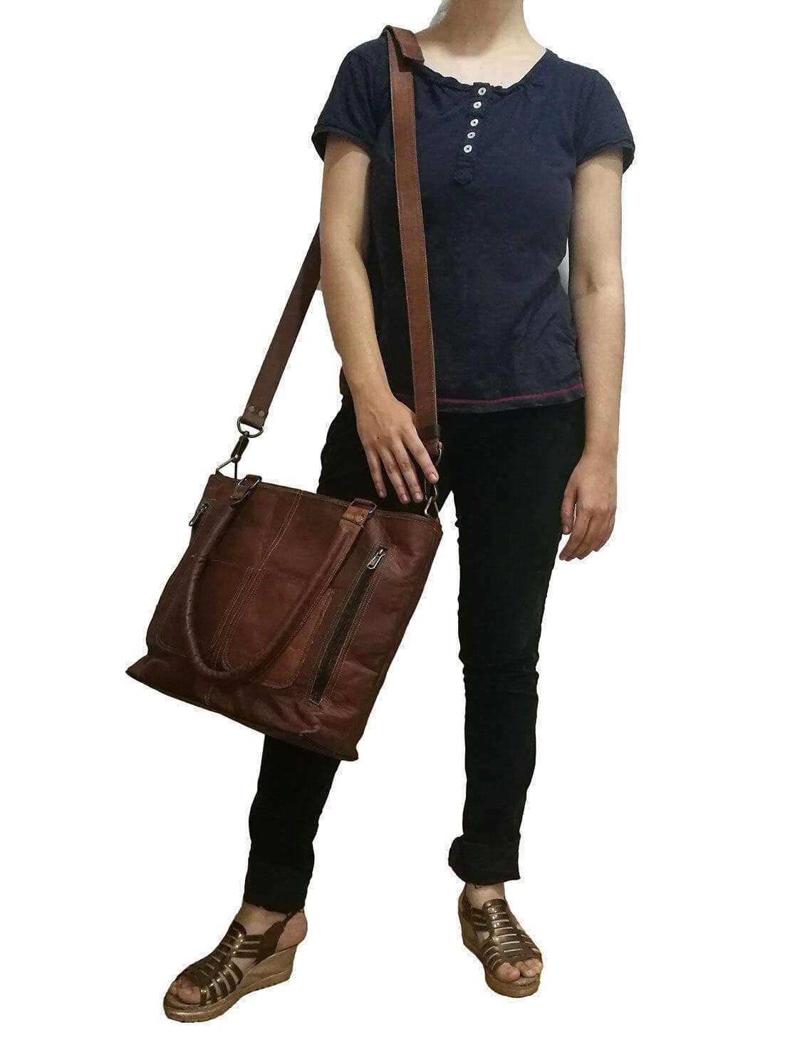 Classy Leather Bags - Wholesale Tote Bag - Women's - The Terry Tote7