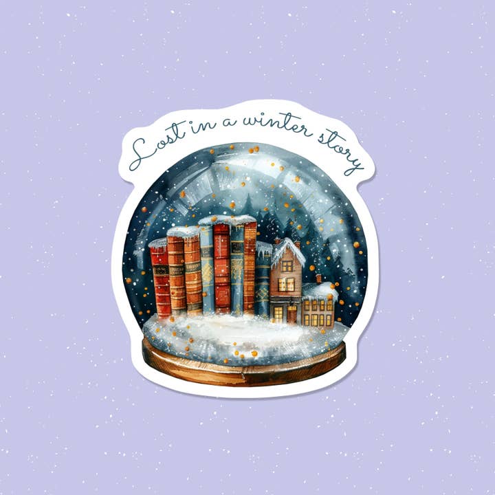 Verdwaald in een Winterverhaal Vinyl Sticker voor wholesale door Art Bujo Boutique
