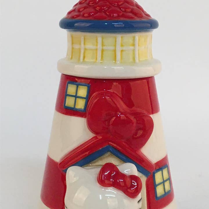 Hello Kitty Light House Keksdose für den Großhandel von Blue Sky Clayworks
