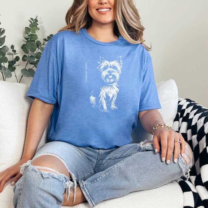Yorkshire Terrier Unisex Softstyle T-Shirt for wholesale by Pets and Humans