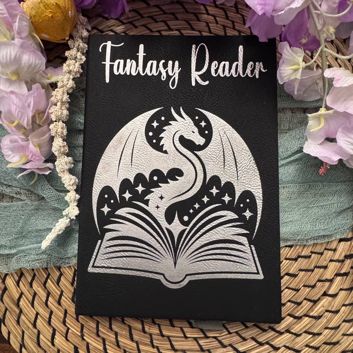 Engraved journal for readers, teachers, students for wholesale by Treasured Tropes Paper Co