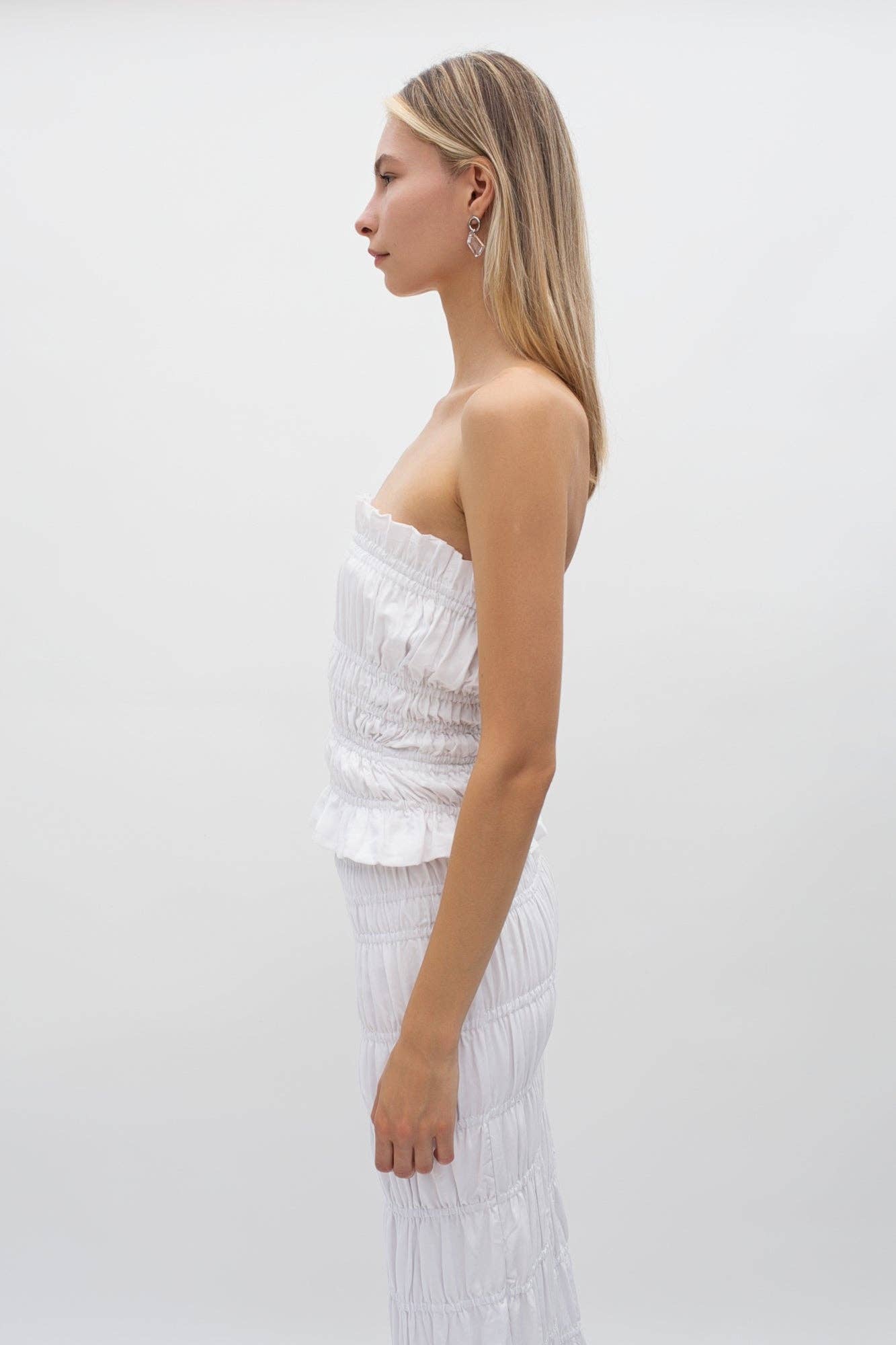 White Margaux Top for wholesale on Faire4