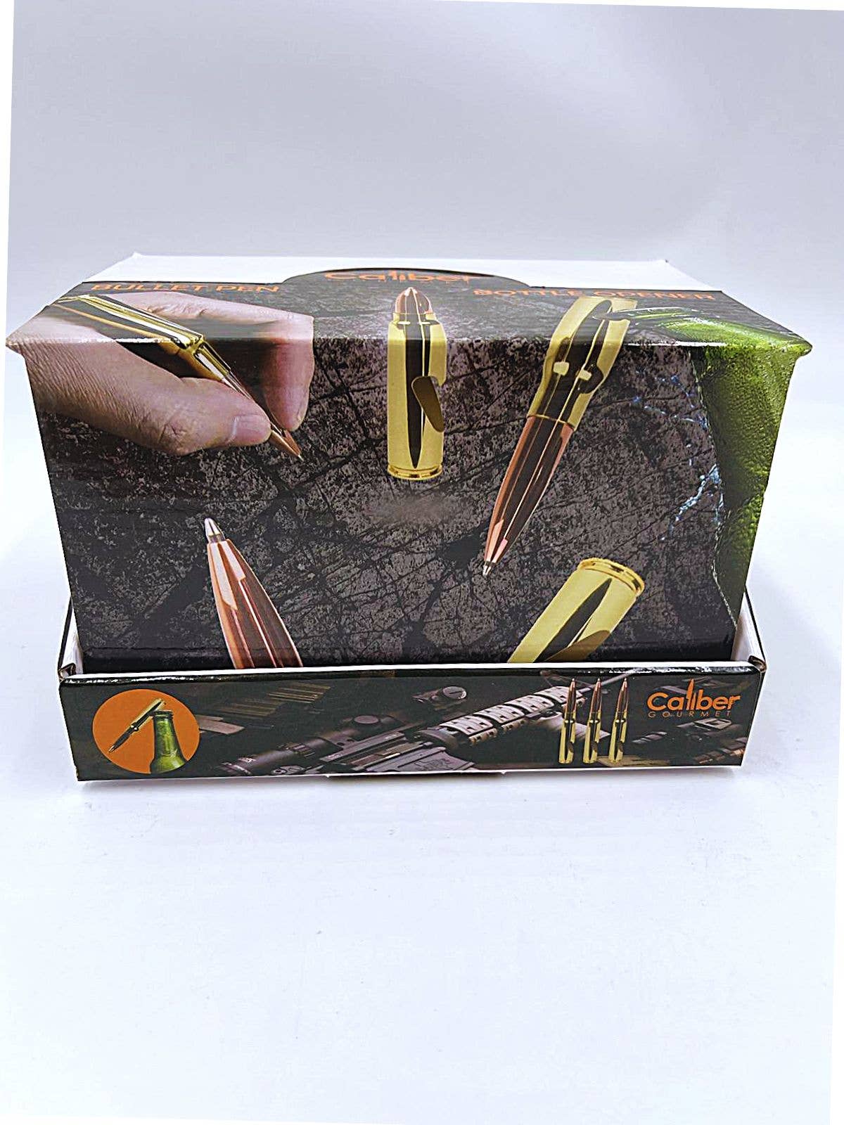 CALIBER GOURMET / CAMPCO - Wholesale Pen - PEN / BOTTLE OPENER  50 cal BULLET PEN , Display box of 245