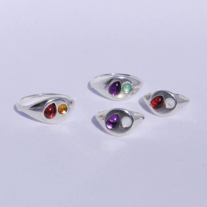 Take Shape Studio – Engroshandel Signetring – Tåredråbe Signet1