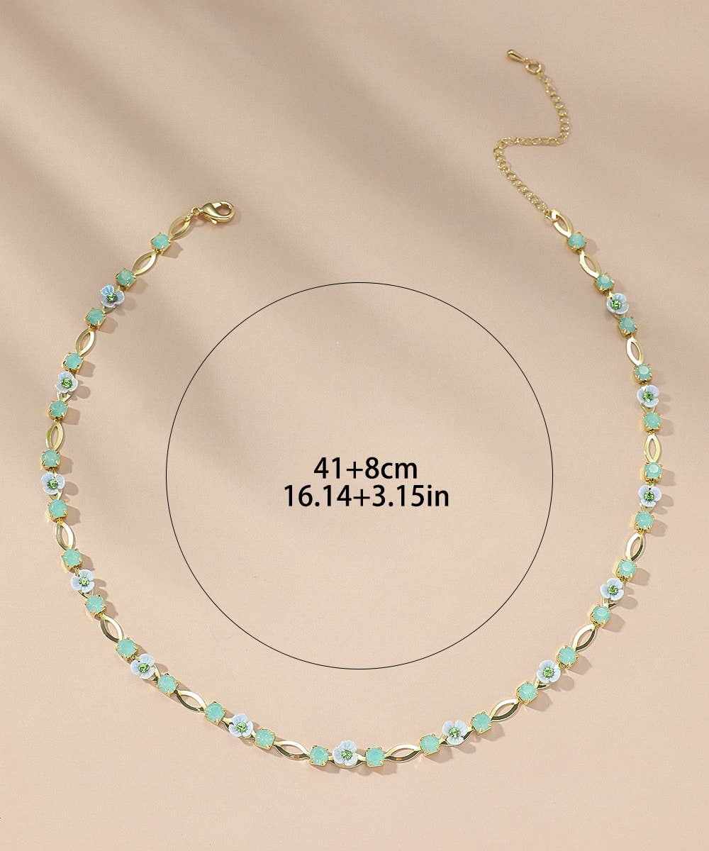 Blossom bijoux - Wholesale Link & Chain Necklace - Costume necklace 25PECC0087