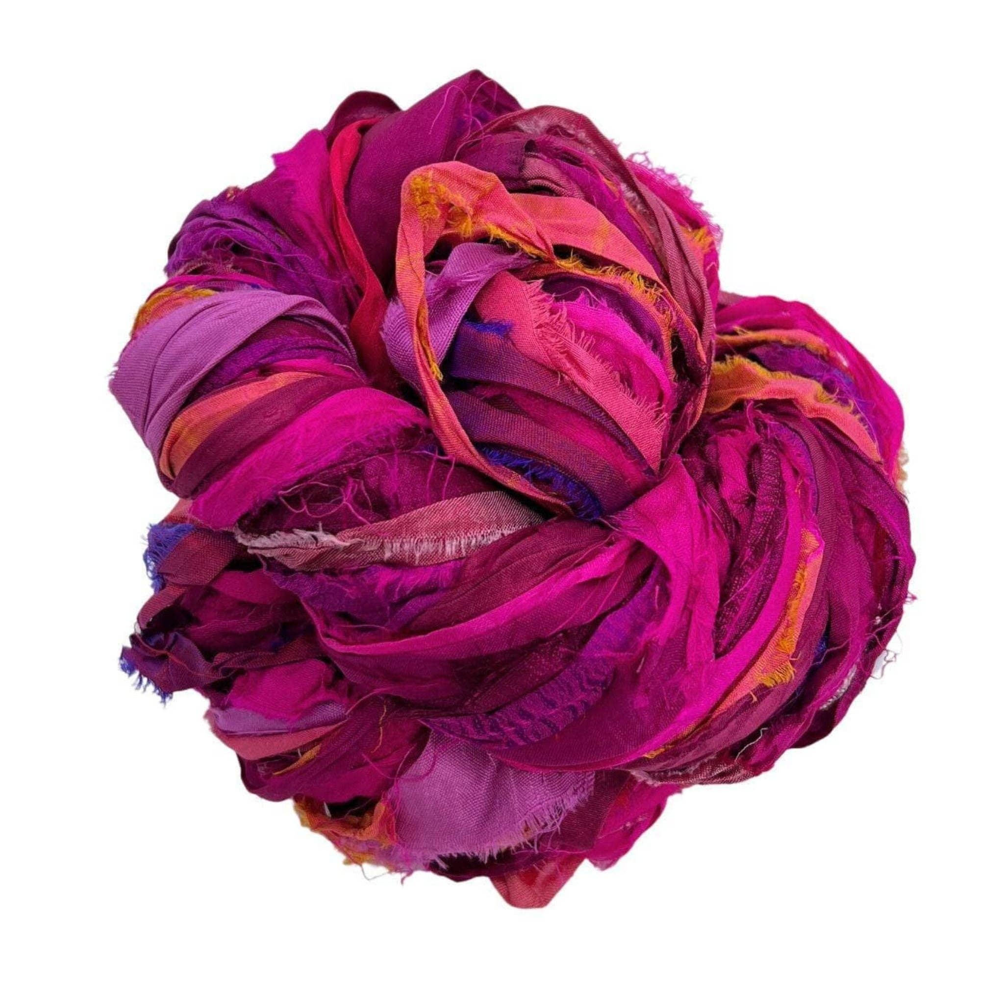 Darn Good Yarn - Wholesale Yarn - Small Batch Sari Ribbon19