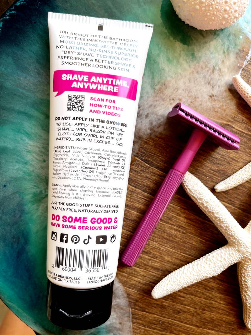 H2NO SHAVE – Engroshandel Barbercreme - Herre – H2NEJ! Barber Lavendel Rush Dry-Apply Waterless Shave Gel8