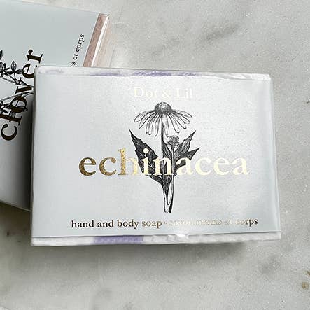 Echinacea Soap WILD FLOWER COLLECTION for wholesale by Dot & Lil