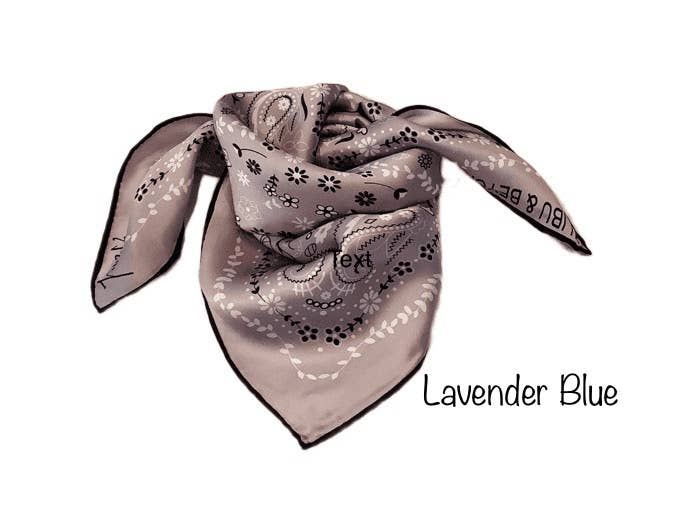 Malibu & Beyond Co /LENNOX MODE - Vendita all'ingrosso Bandana - Donna - Iconico bandana vintage americano in seta di gelso 100%!6