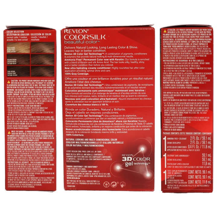 KT Supply - Vente Coloration pour cheveux - Couleur de cheveux permanente Revlon Colorsilk 81 blond clair