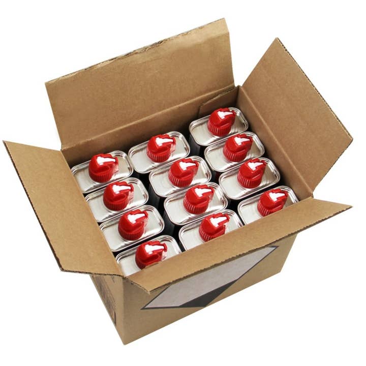 Benhalex - Vente Briquets - Fluide à essence Zippo pour briquets de poche, 12 boîtes, 4 oz chacune6