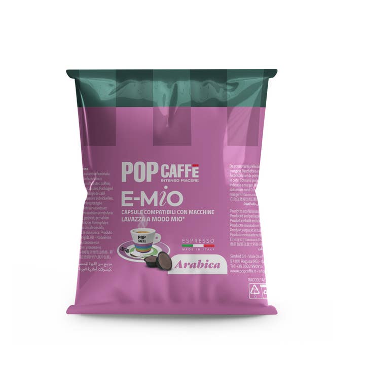 POP CAFFE' - Wholesale Instant Coffee/Espresso - POP CAFFE' E-MIO ARABICA
COMPATIBLE WITH A MODO MIO MACHINE1
