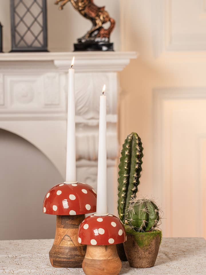 Portavelas de Pradera de Hongos para venta al por mayor de Atolia Designs