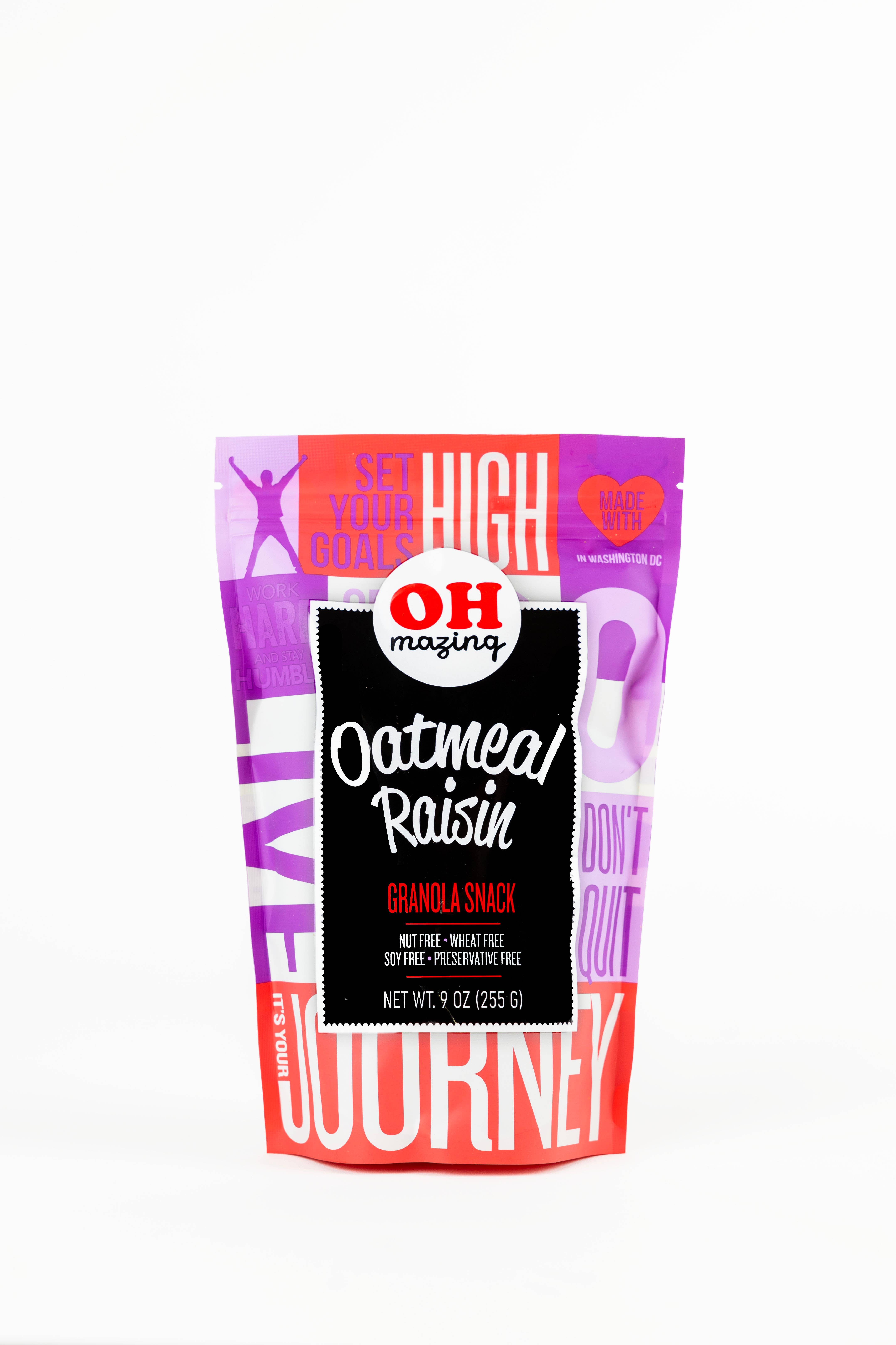 Oh Mazing Granola - Vendita all'ingrosso Muesli - Snack con muesli e uvetta con farina d'avena da 9 once, senza noci